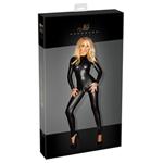 Wetlook Catsuit Met Lange Mouwen