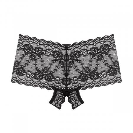 Underneath - Mila Kanten Short Met Open Kruisje