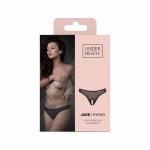Underneath - Jade Transparante String Met Open Kruisje
