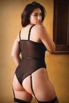 Pamela Body Met Afneembare Jarretelbandjes - Curvy