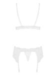 3-Delige Kanten Jarretel Set - Wit