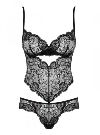 Alluria Kanten Body - Zwart