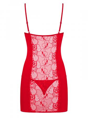 Heartina Negligé Met String - Rood