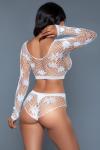 Floral Delight 2-delige Set - Wit