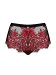 Redessia Kanten Slip - Rood/Zwart