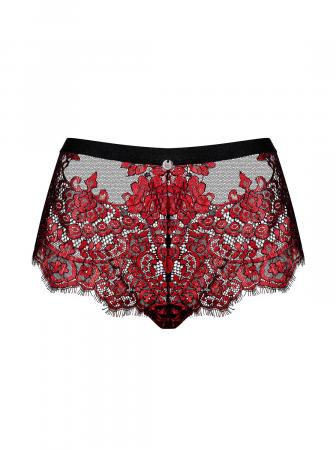 Redessia Kanten Slip - Rood/Zwart