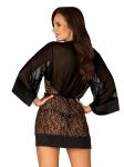Allunes Sexy Kimono Luipaardprint - Curvy