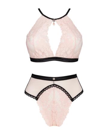 Lilines Kanten BH Set - Roze