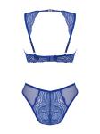 Giselia Kanten BH Set - Blauw