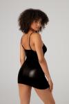 Wetlook jurk Xenna
