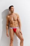 String Met Elastieke Band Rood