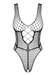 Stretchbody open kruis - zwart