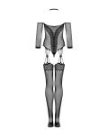 Mesh Catsuit - Zwart