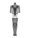 Mesh Catsuit - Zwart