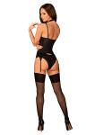 Brasica Jarretel Corset - Zwart