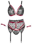 BH Bondage Jarretel Set - Zwart