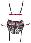 BH Bondage Jarretel Set - Zwart