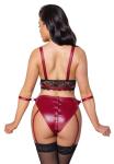 Bra Set Bondage - Rood & Zwart
