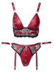 Bra Set Bondage - Rood & Zwart