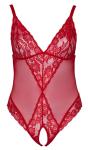 Body Met Open Kruisje - Rood