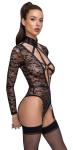 Body met Bandjes - Zwart