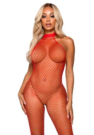 What U Want Visnet Catsuit - Rood