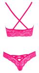 Kanten BH Set - Roze