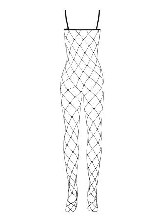 Visnet Catsuit - Zwart