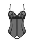 Serena Love - Open Kruis Body - Zwart