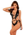 Cordellis - Body met open kruis - Zwart