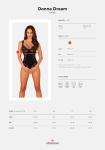 Donna Dream Body Met Open Kruisje - Zwart