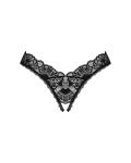 Donna Dream String Met Open Kruisje - Zwart