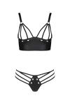 Malwia Strappy BH set - Zwart