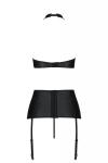 Nancy Set met Open Kruis - Zwart