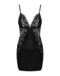 Maderris Elegante Babydoll en String - Zwart