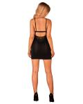 Maderris Elegante Babydoll en String - Zwart