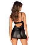 Obsessive - Norides Babydoll & String - Zwart