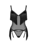 Obsessive - Sherila Korset & String - Zwart