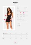 Bellastia Babydoll Met Sexy String - Zwart