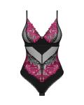 Obsessive - Rosenty Teddy - Zwart/Paars