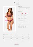 Obsessive - Kruisloze BH-Set - Zwart/Paars