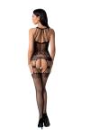 Passion - BS095 Sensuele Catsuit - Zwart