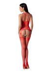 Passion - BS095 Sensuele Catsuit - Rood